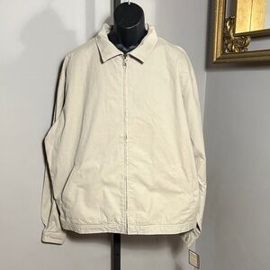 NEW Luna Pier XL Beige Cotton Jacket NWT